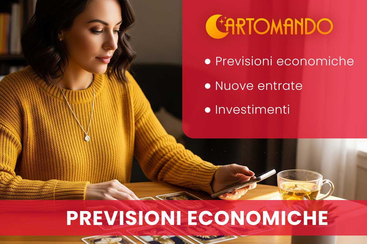 Previsioni economiche con i tarocchi: affidati ai nostri consulti di cartomanzia professionali